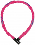 Велозамок ABUS Steel-O-Chain 4804K/75см цепь 4мм, ключ, класс защиты 4/15, 380гр, розовый