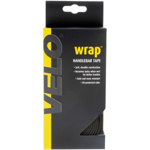 Лента на руль VELO корковая, черная Лента на руль VELO корковая, черная