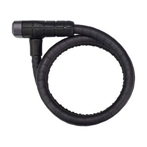 Велозамок трос 15мм ключ Microflex 6615K/120см класс защиты 5/15, 700гр черный ABUS