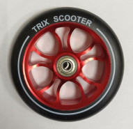 Колесо для трюкового самоката 120x24мм, с подшипниками ABEC 9, красный