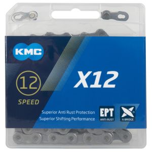 Цепь KMC X12 EPT EcoProTeQ 12 ск., 126 зв., с замком, с антикор. покр.