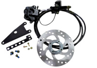 Гидравлический тормоз задний (комплект) для электровелосипедов Колхозник