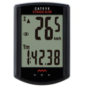 Велокомпьютер CAT EYE Strada Wireless 8 функций, беспроводной, черный