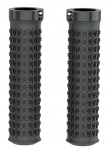 Ручки 00-170560 на руль H27 OneSideLock 132мм резиновые сверпроч. TPR, с антисколь. рисунком.