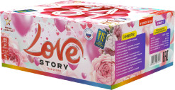 Батарея салютов Love Story, 103 залпов, JF CV20/25/30-103