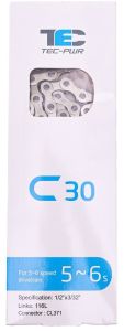 Цепь TEC C30 5-6ск., 116 звеньев, с замком