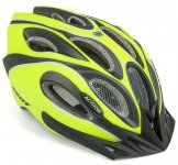 Шлем AUTHOR спорт. с сеточкой Skiff 171 14отв. INMOLD неоново-желто-черный 58-62см 8-9001268