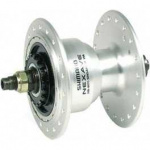 Втулка SHIMANO IM70 36 отв, под гайки, под роллер, old:100мм, (с гайками M9), серебристая AHBIM70DAC