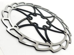 Торм. диск 3-831 (ротор) для диск. тормоза CD-06-180-BLACK 180мм+6болтов нерж. сталь, черный. CLARKS