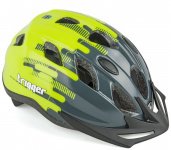 Шлем 8-9090017 с сеточкой Trigger 175 Grey INMOLD подростковый 12отв. серо-желт. 52-56см (10) AUTHOR