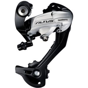 Переключатель SHIMANO задний Altus, M370, SGS, 9 ск., цв. серебро ERDM370SGSS