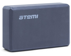 Блок для йоги Atemi, AYB01GY, 225х145х75, серый