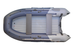 Надувная лодка НДНД GROUPER 375W цвет серо-синий