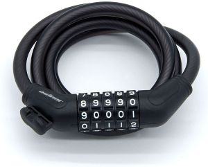 Замок велосипедный кодовый AUTHOR ASL-44 SpirCod, 12х700 мм