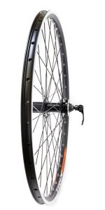 Колесо зад.29 D Касс.8-10ск.эксц.Втулка ал.черн./TRIX дв.фрез.черн.17.7мм 36H AV