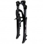 Амортизационная вилка RST Nova Т, 700Сх1" резьба, 60мм, V+D, черная