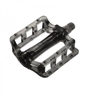 Педали 6-190149 нейлон BMX/Downhill  Black B197 широк. ось Cr-Mo 330г черные WELLGO