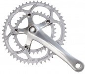 Система пер. 9скор. ROAD алюм/сталь смен. звезды 34/50зуб. шатуны 170мм серебр.