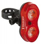 Фонарь 5-221053 задний 2д. повыш. ярк. 0,5W/4ф. вращ. красный (100) с батар. VENTURA