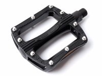 Педали 8-34200021 алюм. BMX APD-F11-Alu литые широкие смен. шипы с отраж. черные AUTHOR