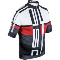 Велофутболка AUTHOR Sport X7 ASC, S, черно-бело-красная