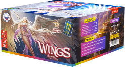 Батарея салютов Wings Веер, 72 залпа, JF CV30-72