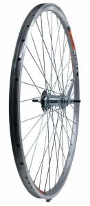 Колесо зад.28 Ножн.торм. 1 ск./TRIX дв.фрез.сереб.19.4мм 36H AV