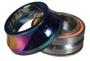 Рулевой набор BMX 03-002232 Tall Integrated Headset 45/45 Style with Colony Logo, радужный, арт. I25