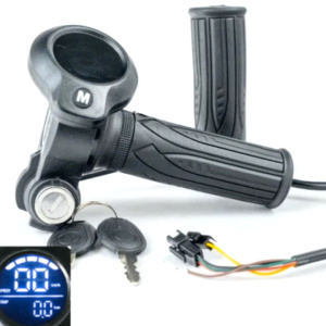 Ручка газа для электросамокатов/электровелосипедов YP-ZS-2J (Ключ зажигания)