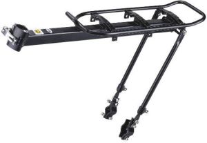 Багажник TRIX задний, 20-29, алюминиевый, с быстросъемным креплением за подседельный штырь