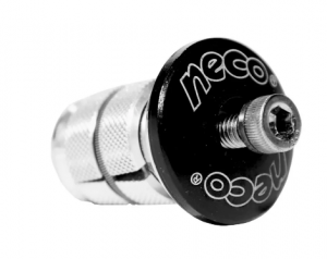 Паук/якорь 6-190385 H286GX 1-1/8 многоразовый, диаметр 22-25.4, с крышкой, длина 32мм, черный NECO