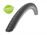 Покрышка. 26x1.75 ROAD CRUISER K-Guard, TwinSkin B/B+RT (светоотр полоса) HS484 GREEN 50EPI SCHWALBE