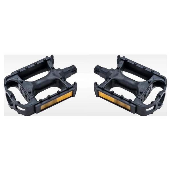 Педали Feimin FP-815 пластиковые чёрные 9/16", 108x78 мм