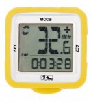 Велокомпьютер M-WAVE 14ф-ций беспровод. цифр. темпер. силикон. сменный корпус желтый 5-244714