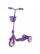 Самокат FOXX Baby с пластиковой платформой и EVA колесами 115мм, корзинка 115BABY