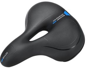 Седло VELO комфорт 254x205 мм, вакуумное, эластомерное, черное