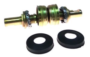 Каретка TRIX с резьб. валом k836, под клин, 10 детал.,(подшип. 15/64х10-2шт, чашка Ø40мм-2шт, контр