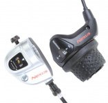 Шифтер Shimano Nexus, 3S41E, revo, 3ск, трос+оплетк(1800мм), SM-BC0 ASL3S41E180LS