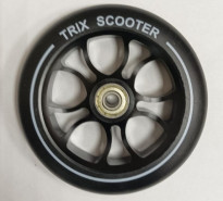 Колесо для трюкового самоката 120x24мм, с подшипниками ABEC 9, черный