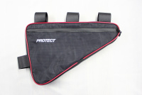 Велосумка под раму, 40*26*6см, со свет. апликац., черный, 555-553