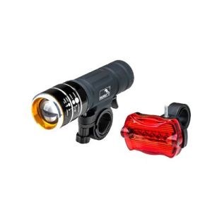 Фонари ZOOM комплект передний + задний, 5 LED
