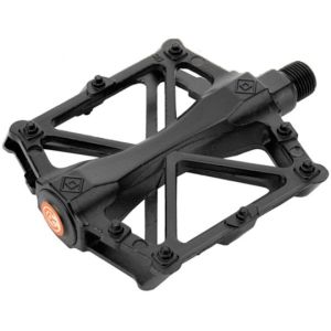 Педали FSD-HX181, ось 9/16, алюминиевые чёрные