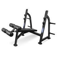 Скамья BRONZE GYM BR-1013 для жима с отрицательным наклоном