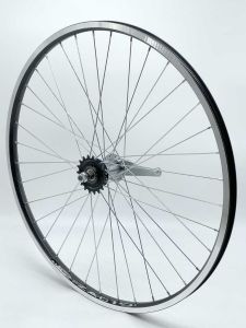 Колесо заднее 26" VD, гайки, 1 ск., ножной тормоз