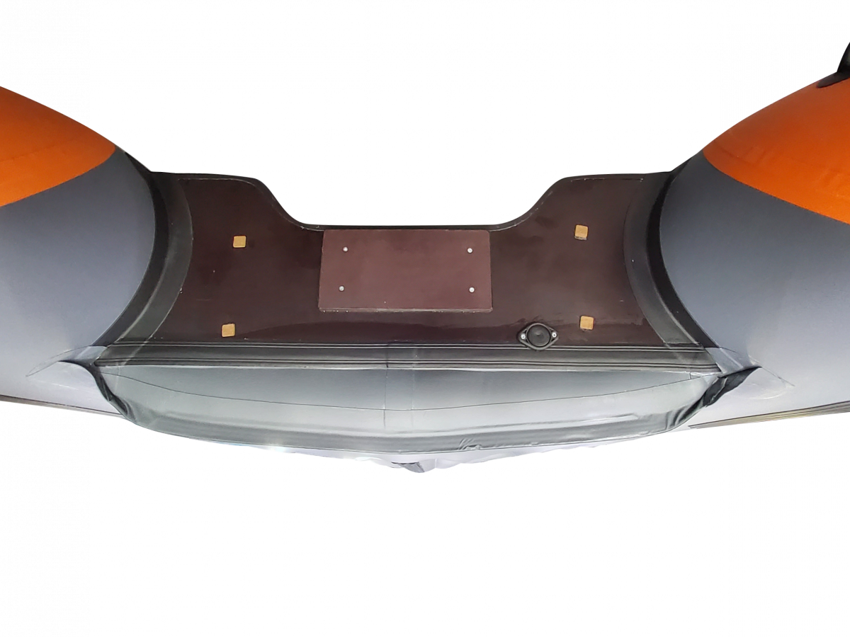 Надувная лодка BOATSMAN BT380A цвет графитово-оранжевый