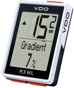 Велокомпьютер VDO R3 WL VTS, 14 функций, беспроводной