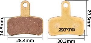 Тормозные колодки ZTTO MJ-11H для тормозов с тросиковым приводом