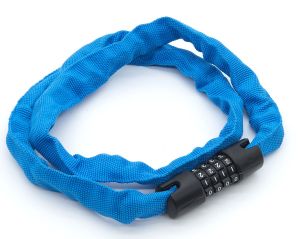 Замок велосипедный кодовый AUTHOR ACHL-40, 4х900мм, синий