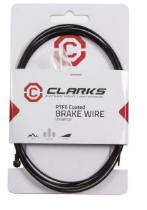 Тросик тормозной CLARKS BW6026, тефлоновое покрытие, 1,5 мм х 2000 мм для MTB