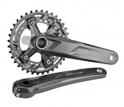 Система Shimano DEORE FC-M4100-2, 10 скоростей, BSA, 170 мм, 36х26T